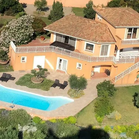 Luxueuse 6 Chambres Avec Piscine Chauffee , Vue Mer , Plage 3 Mn *